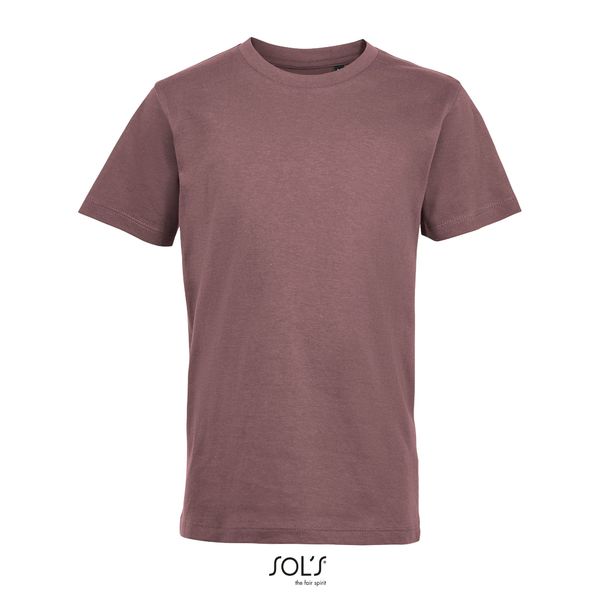 Tee-shirt publicitaire enfant col rond | Regent Fit Kids Vieux rose