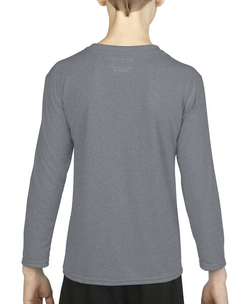 T-shirt personnalisé enfant manches longues | Dunham Sport Grey