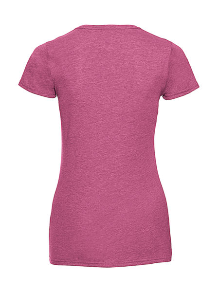 T-shirt femme col rond hd publicitaire | Kama Pink Marl