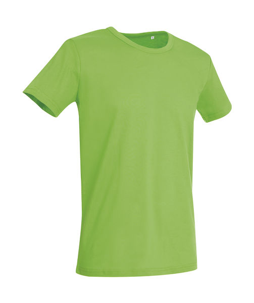 T-shirt publicitaire homme manches courtes | Ben Crew Neck Green Flash