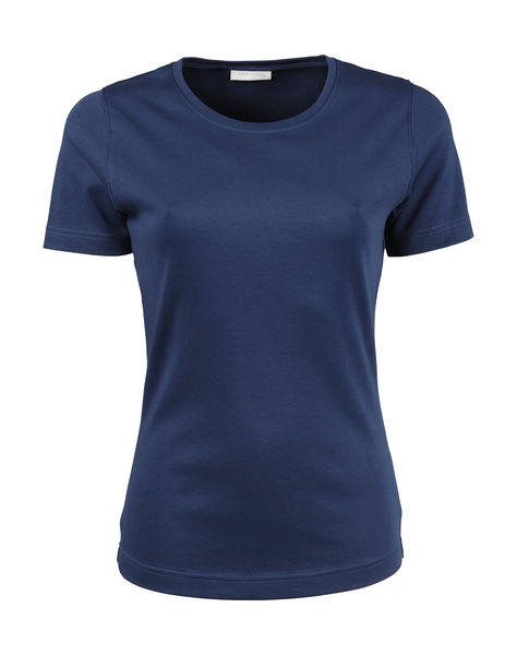 T-shirt personnalisé femme manches courtes cintré | Agerskov Indigo