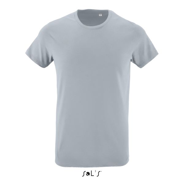 Tee-shirt publicitaire homme col rond ajusté | Regent Fit Gris pur