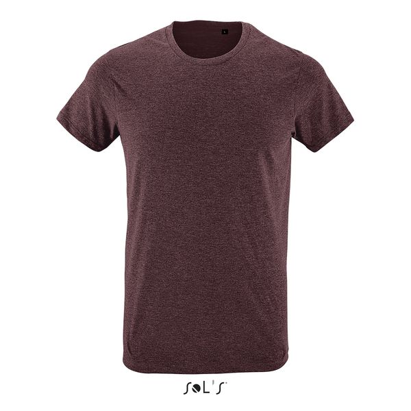 Tee-shirt publicitaire homme col rond ajusté | Regent Fit Oxblood chiné