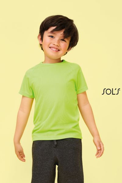 Tee-shirt publicitaire enfant manches raglan | Sporty Kids