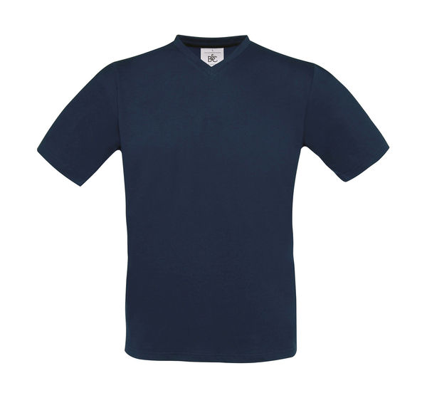T-shirt personnalisé manches courtes col en v | Exact V-neck Navy