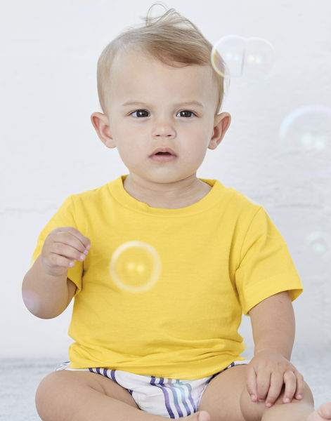 T-shirt publicitaire bébés à manches courtes | Arcturus Yellow