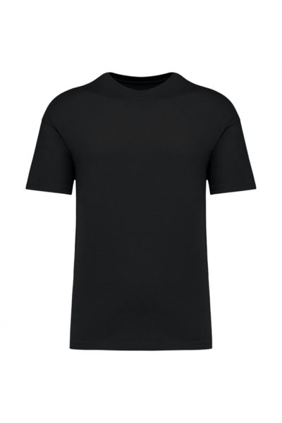 T-shirt publicitaire bio à épaules tombantes unisexe Black