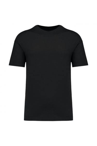 T-shirt publicitaire bio à épaules tombantes unisexe Black