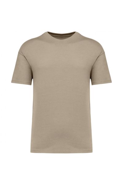 T-shirt publicitaire bio à épaules tombantes unisexe Wet sand