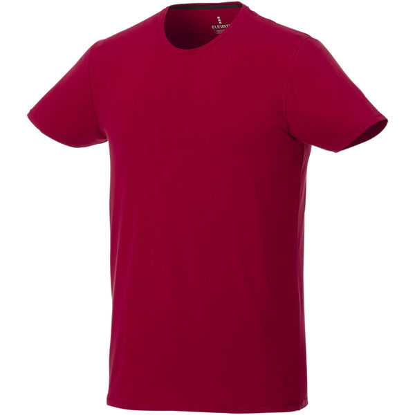 T-shirt publicitaire bio manches courtes homme Balfour Rouge