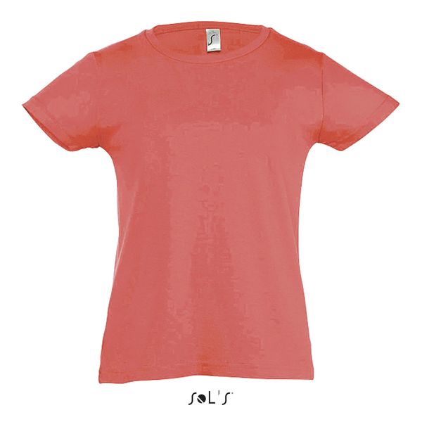 Tee-shirt publicitaire fillette | Cherry Corail