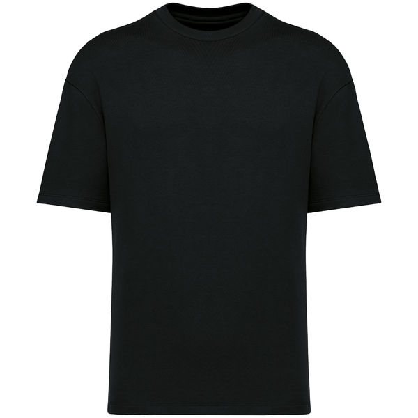 T-shirt publicitaire coton bio oversize French Terry unisexe Black