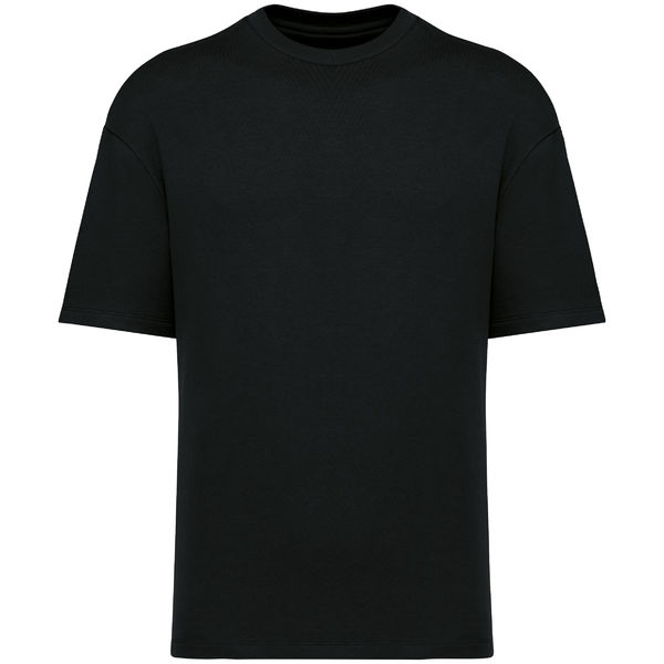 T-shirt publicitaire coton bio oversize French Terry unisexe Black