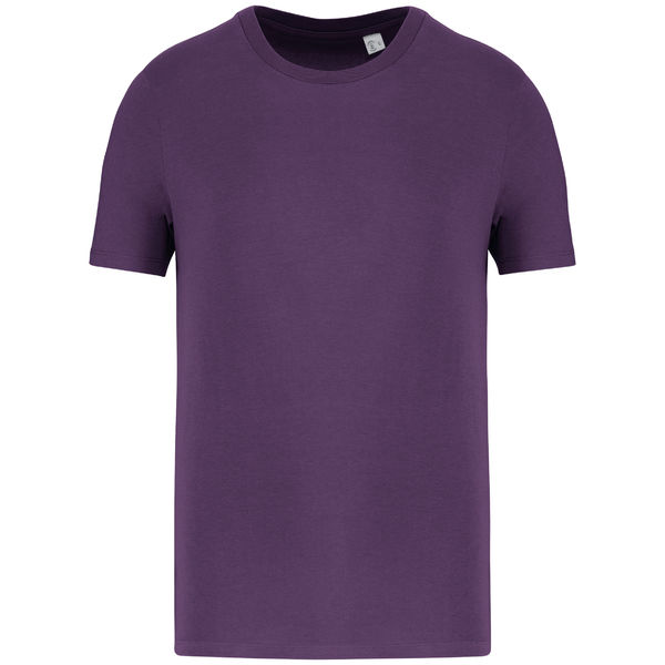 T-shirt écoresponsable coton bio unisexe Deep plum
