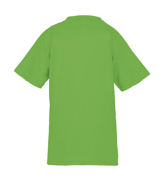 T-shirt publicitaire enfant manches courtes raglan | Junior Performance Aircool Flo Green