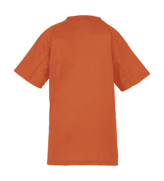 T-shirt publicitaire enfant manches courtes raglan | Junior Performance Aircool Flo Orange