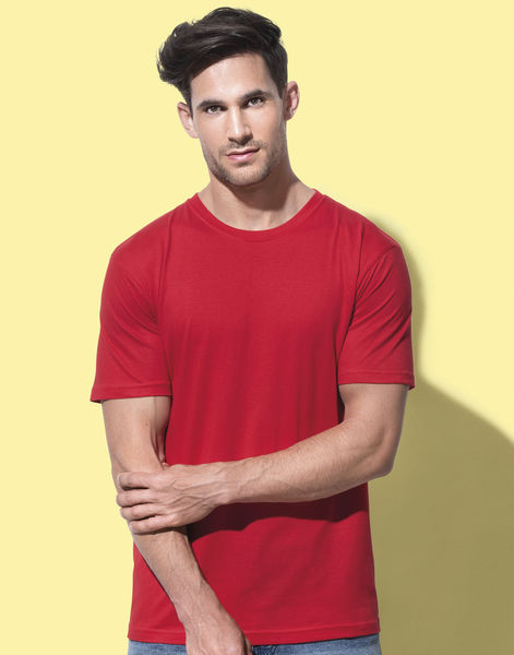 T-shirt publicitaire homme manches courtes | Classic-T Fitted Scarlet Red