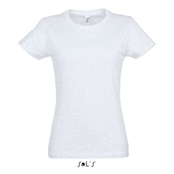 Tee-shirt personnalisé femme col rond | Imperial Women Blanc chine