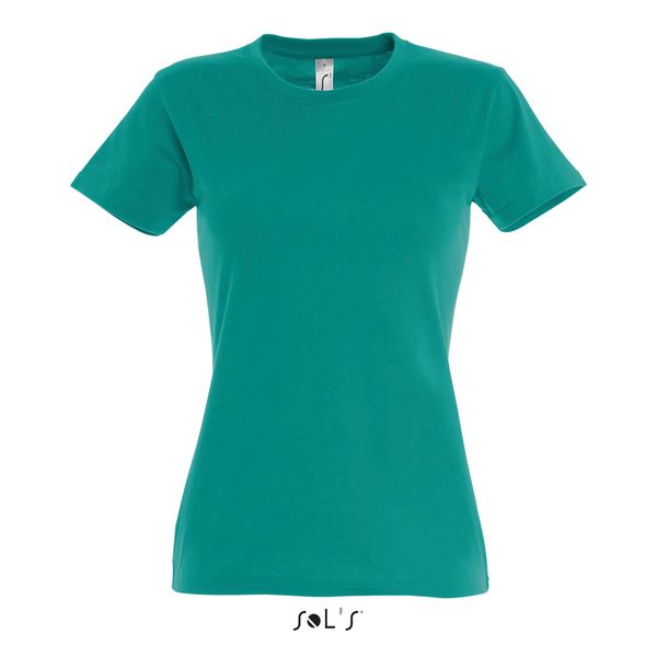 Tee-shirt personnalisé femme col rond | Imperial Women Emeraude