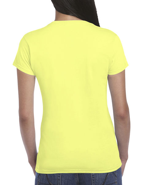 T-shirt publicitaire femme petites manches | Longueuil Cornsilk