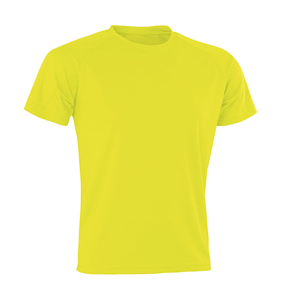 T-shirt publicitaire manches courtes raglan | Aircool Fluorescent Yellow