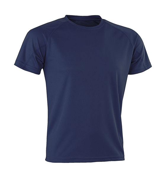 T-shirt publicitaire manches courtes raglan | Aircool Navy