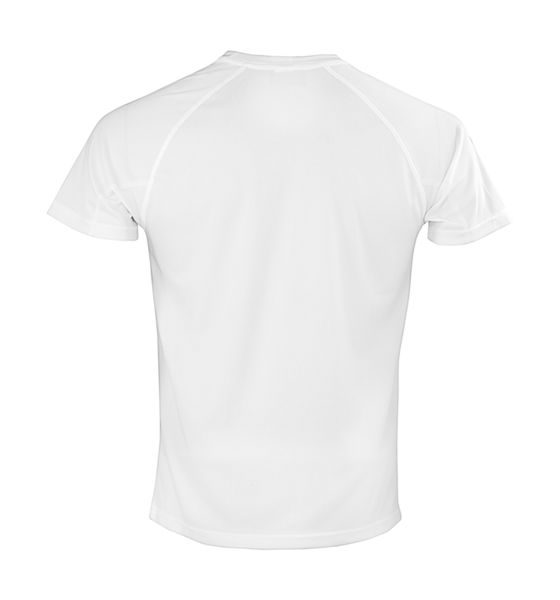 T-shirt publicitaire manches courtes raglan | Aircool White