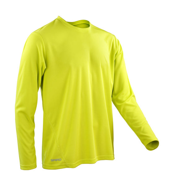 T-shirt personnalisé homme avec manches longues | Performance LS Lime Green