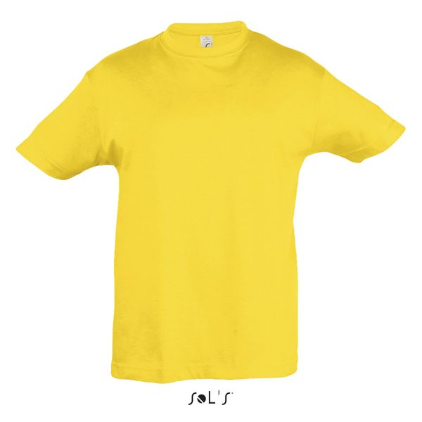 Tee-shirt publicitaire enfant col rond | Regent Kids Jaune