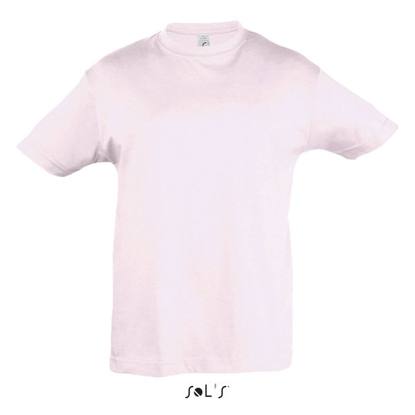 Tee-shirt publicitaire enfant col rond | Regent Kids Rose pale