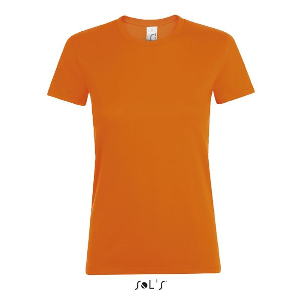 Tee-shirt personnalisé femme col rond | Regent Women Orange