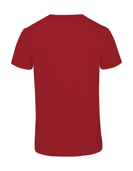 T-shirt triblend col v homme publicitaire | V Triblend men Red
