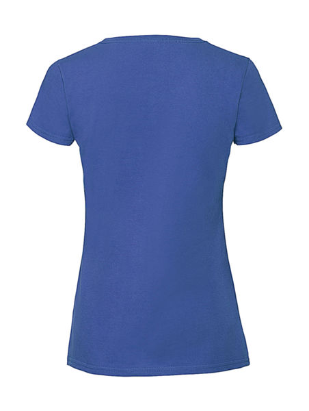 T-shirt publicitaire femme manches courtes | Ladies Ringspun Premium T Royal