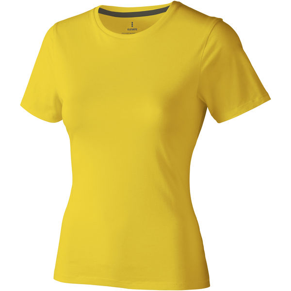 T-shirt personnalisé manches courtes pour femmes Nanaimo Jaune