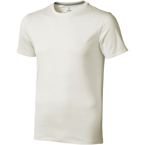 T-shirt publicitaire manches courtes pour hommes Nanaimo Gris Clair