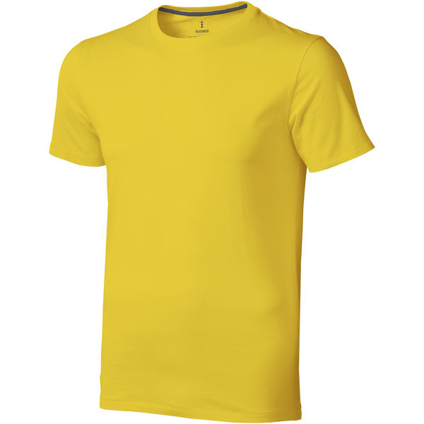 T-shirt publicitaire manches courtes pour hommes Nanaimo Jaune