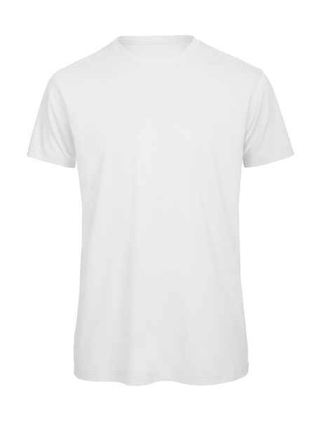 T-shirt organic col rond homme publicitaire | Inspire T men White