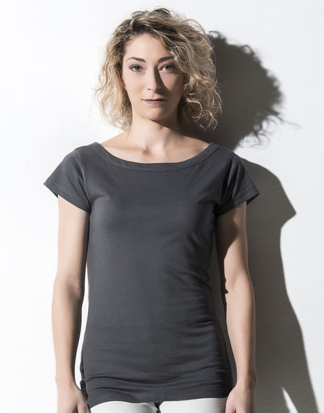 T-shirt publicitaire femme petites manches | Alice Asphalt