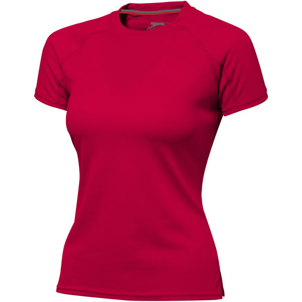 T-shirt personnalisé cool fit manches courtes pour femmes Serve Rouge