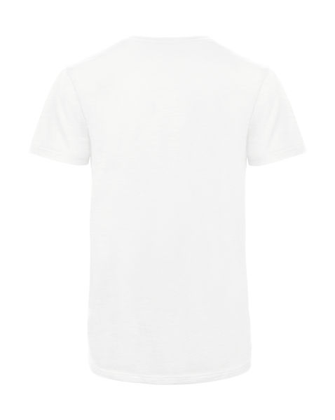 T-shirt organic slub homme publicitaire | Inspire Slub men Chic Pure White