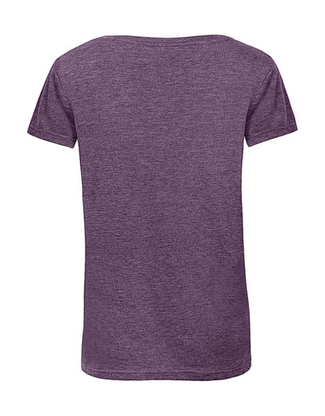T-shirt triblend col rond femme personnalisé | Triblend women Heather Purple