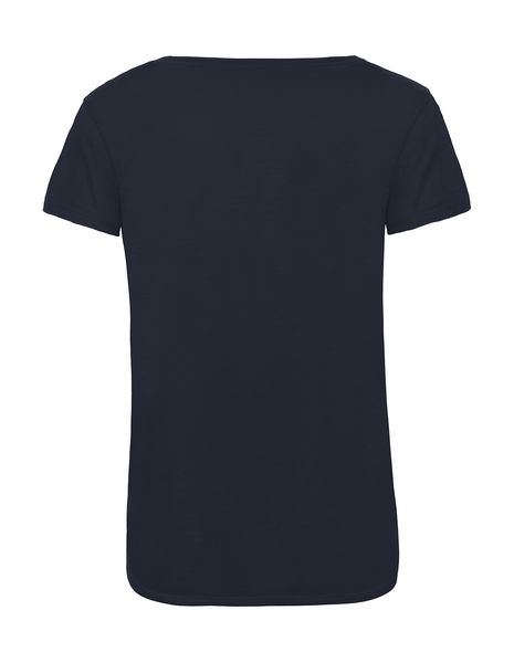 T-shirt triblend col rond femme personnalisé | Triblend women Navy