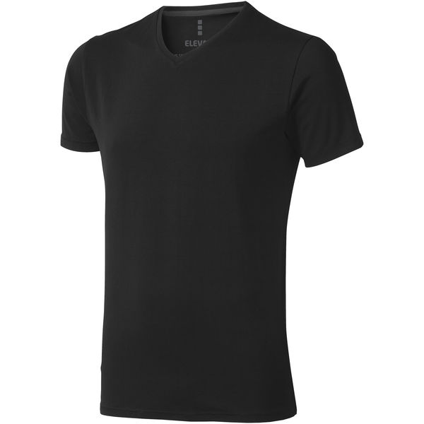 T-shirt publicitaire bio manches courtes pour hommes Kawartha Noir