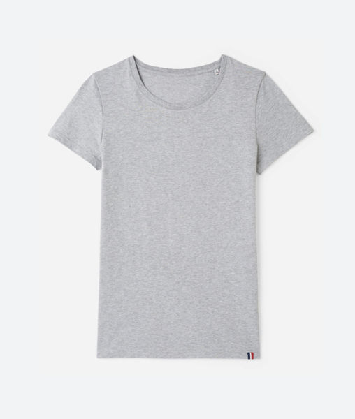 Tee-shirt personnalisé | Lola Gris chiné