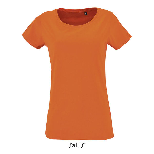 Tee-shirt personnalisé femme manches courtes | Milo Women Orange
