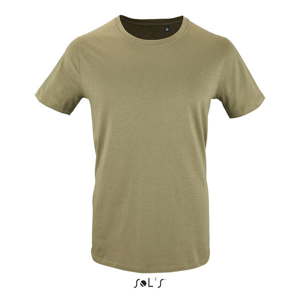 Tee-shirt personnalisé homme manches courtes | Milo Men Kaki