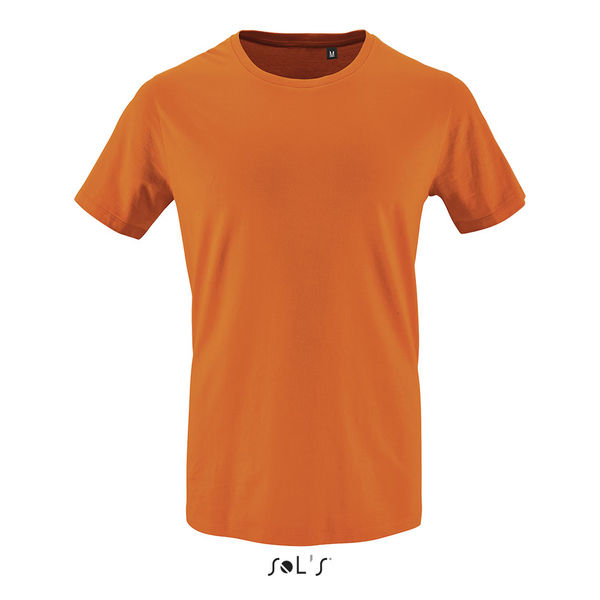Tee-shirt personnalisé homme manches courtes | Milo Men Orange