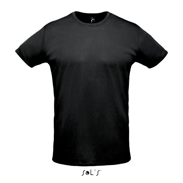 Tee-shirt personnalisé sport unisexe | Sprint Noir