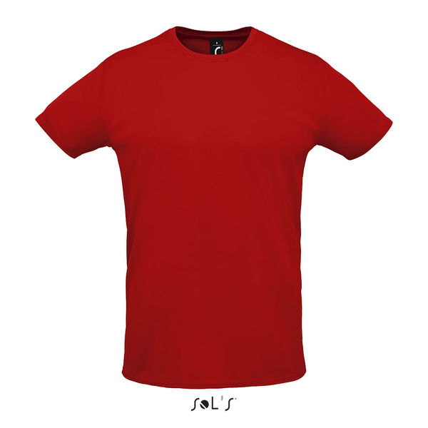 Tee-shirt personnalisé sport unisexe | Sprint Rouge