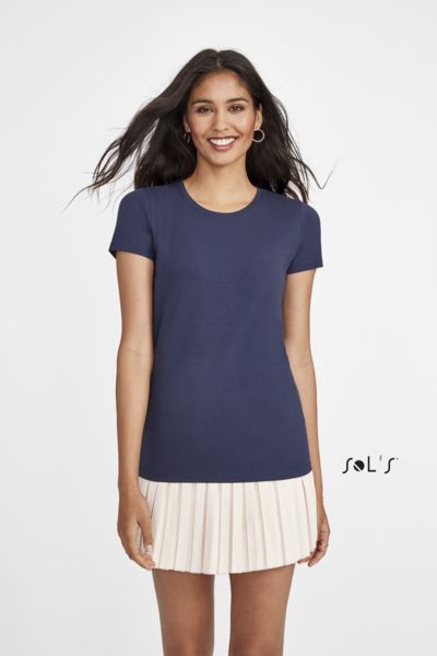 Tee-shirt publicitaire col rond femme | Millenium Women